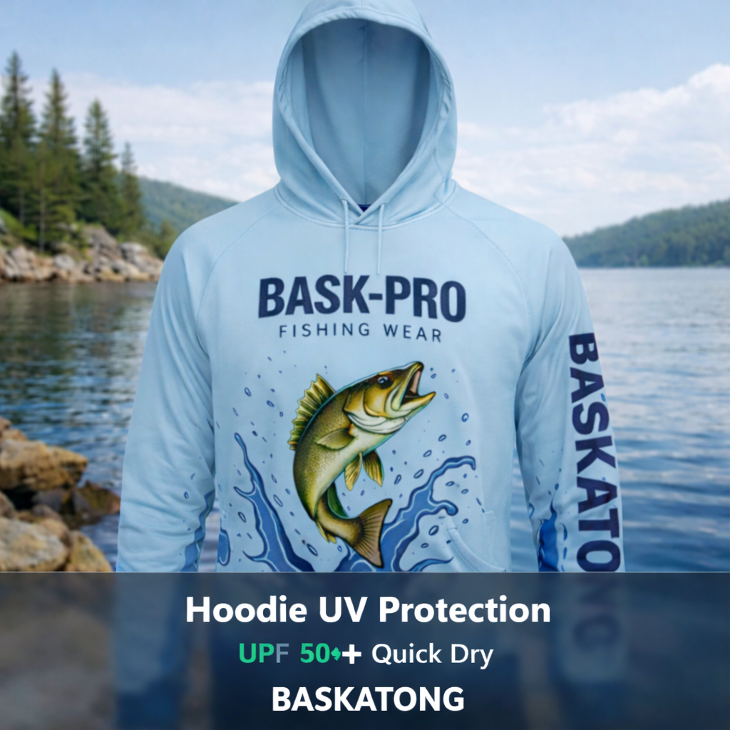 Hoodie UV Protection Baskatong Bleu Pâle